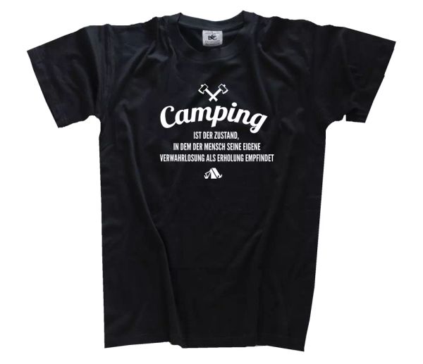 camping-where the man his abandonment as caravan tent fun t-shirt s - 3xl, White;black
camping-where the man his abandonment as caravan tent fun t-shirt s - 3xl, White;black