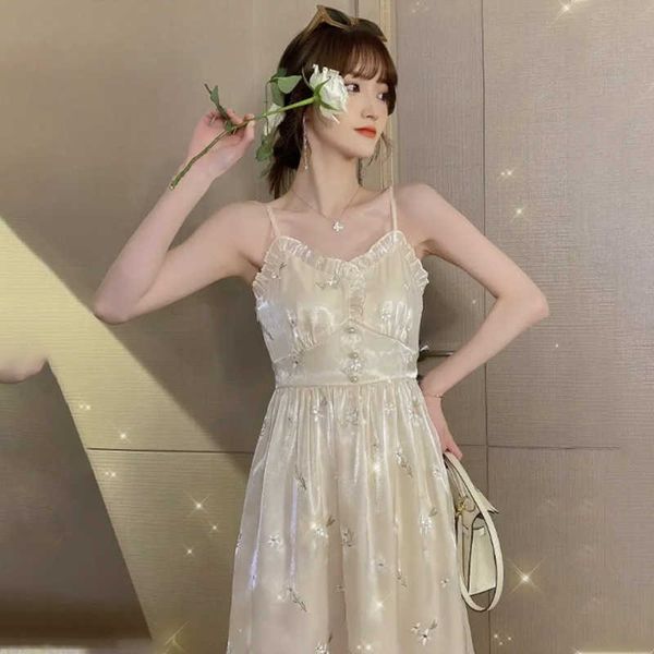 vintage ruffles strap dress french floral women designer beach korea party clothe's summer sundresses 210604, Black;gray
vintage ruffles strap dress french floral women designer beach korea party clothe's summer sundresses 210604, Black;gray