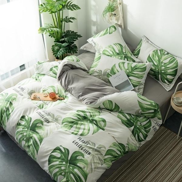 bedding sets 2021 home textile palm frond white gray soft duvet cover pillowcase flat bed sheet linens for teenage boy girls
bedding sets 2021 home textile palm frond white gray soft duvet cover pillowcase flat bed sheet linens for teenage boy girls
