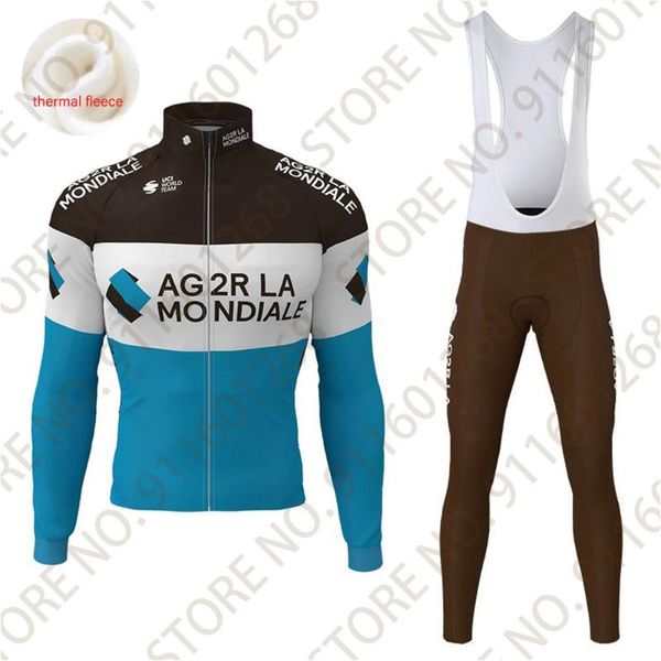 ag2r team winter thermal fleece cycling jersey set mens long sleeve ropa ciclismo pro bike wear suit maillot culotte racing sets, Black;blue
ag2r team winter thermal fleece cycling jersey set mens long sleeve ropa ciclismo pro bike wear suit maillot culotte racing sets, Black;blue