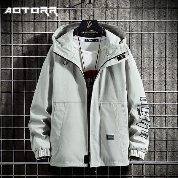men's jackets autumn cargo jacket men 2021 spring street trend casual hooded coat solid color zipper fashion outwear streetwear, Black;brown
men's jackets autumn cargo jacket men 2021 spring street trend casual hooded coat solid color zipper fashion outwear streetwear, Black;brown