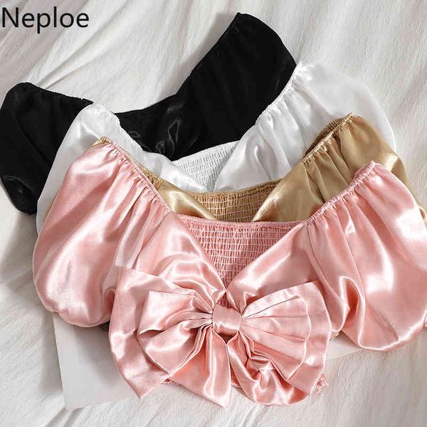 neploe temperament shirt women v-neck korean fashion blouse summer fashion crop chic hollow out pleated blouses 210422, White
neploe temperament shirt women v-neck korean fashion blouse summer fashion crop chic hollow out pleated blouses 210422, White