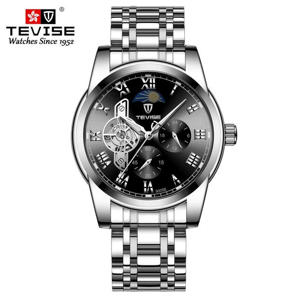 wristwatches 2021 fashion men's mechanical watch stainless steel sports chronograph atmospheric -q15, Slivery;brown
wristwatches 2021 fashion men's mechanical watch stainless steel sports chronograph atmospheric -q15, Slivery;brown