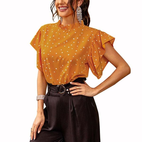 women's blouses & shirts short ruffles sleeves shirt summer polka dot female ruffle pullover vintage blusa muyogrt womens franch, White
women's blouses & shirts short ruffles sleeves shirt summer polka dot female ruffle pullover vintage blusa muyogrt womens franch, White