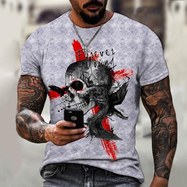 men's t-shirts halloween male personality trend 3d printing t-shirt street hip-hop casual oversized tshirt summer o-neck short sleeve, White;black
men's t-shirts halloween male personality trend 3d printing t-shirt street hip-hop casual oversized tshirt summer o-neck short sleeve, White;black