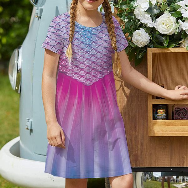 pink flakes girls dress short-sleeved printed dress children's casual dress a-line skirt length over the knee simple, elegant and color, Red;yellow
pink flakes girls dress short-sleeved printed dress children's casual dress a-line skirt length over the knee simple, elegant and color, Red;yellow
