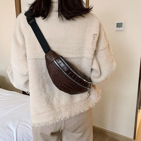 waist bags pu leather fanny pack women's belt bag female chest change phone pouch banana hip crocodile pattern
waist bags pu leather fanny pack women's belt bag female chest change phone pouch banana hip crocodile pattern