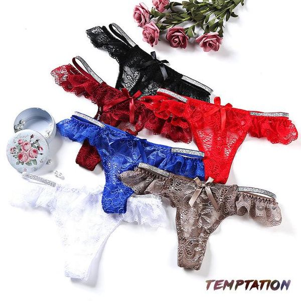 women's underpants lace g-string fashion hollowing out panties thong low-rise underwear women string intimate thongs, Black;pink
women's underpants lace g-string fashion hollowing out panties thong low-rise underwear women string intimate thongs, Black;pink