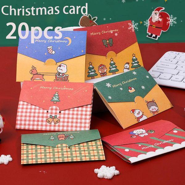 greeting cards 20pcs cartoon christmas paper card message mini folding year's xmas postcard party suppilies noel
greeting cards 20pcs cartoon christmas paper card message mini folding year's xmas postcard party suppilies noel