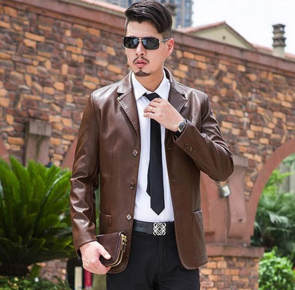 men's fur & faux m-3xl 2021 clothing fashion slim pu leather suit jacket coat business affairs plus size singer costumes, Black
men's fur & faux m-3xl 2021 clothing fashion slim pu leather suit jacket coat business affairs plus size singer costumes, Black