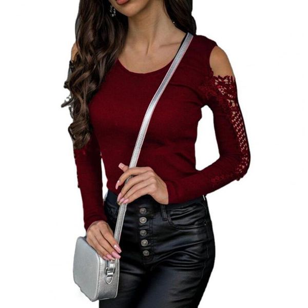 women's blouses & shirts fashion women blouse 2021 hollow out lace autumn winter slim pure color pullover for party and female clothing, White
women's blouses & shirts fashion women blouse 2021 hollow out lace autumn winter slim pure color pullover for party and female clothing, White