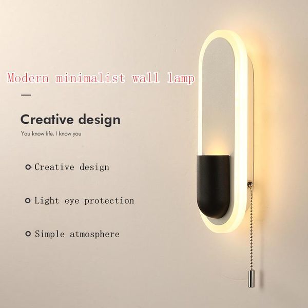 modern and simple el room led lamp living bedroom study nordic creative bedside wall corridor aisle
modern and simple el room led lamp living bedroom study nordic creative bedside wall corridor aisle
