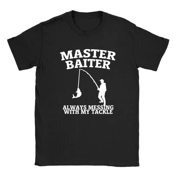 master baiter mens t-shirt fishing joke gift for dad rude father's day, White;black
master baiter mens t-shirt fishing joke gift for dad rude father's day, White;black
