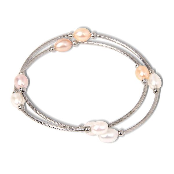 beaded, strands natural freshwater white pearls 6-7 mm beads bracelet women handmade chain bangle femme baroque jewelry party birthyday, Black
beaded, strands natural freshwater white pearls 6-7 mm beads bracelet women handmade chain bangle femme baroque jewelry party birthyday, Black