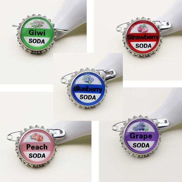 pins, brooches fashion creativity bottle cap enamel lapel pin peach grape strawberry kiwi blueberry soda badge pins friend, Gray
pins, brooches fashion creativity bottle cap enamel lapel pin peach grape strawberry kiwi blueberry soda badge pins friend, Gray
