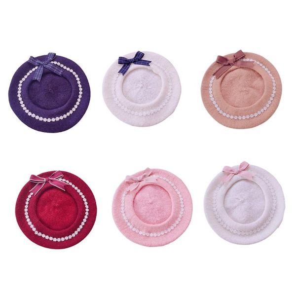berets lolita daisy bow hat kawaii hair accessories moe sweet japan bowknot cute beret biscuit female, Blue;gray
berets lolita daisy bow hat kawaii hair accessories moe sweet japan bowknot cute beret biscuit female, Blue;gray