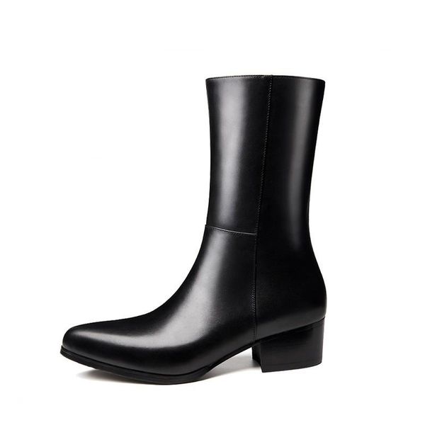 boots autumn winter warm mens genuine leather brand pointed toe high heel zipper fashion classic black male dress
boots autumn winter warm mens genuine leather brand pointed toe high heel zipper fashion classic black male dress