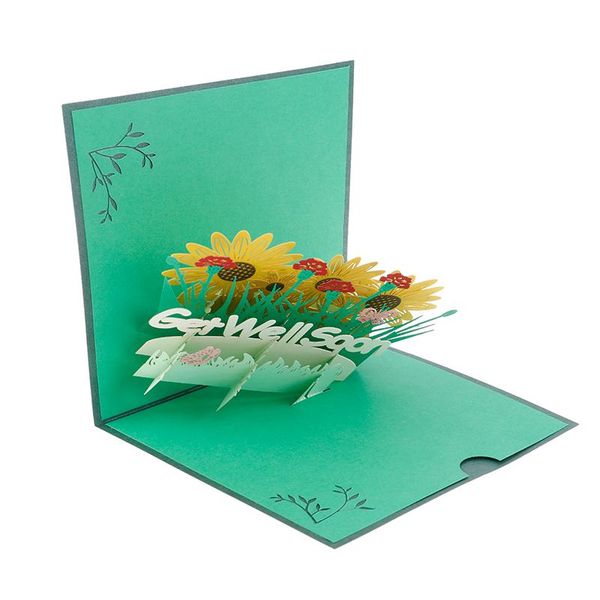 greeting cards get well soon card -up flowers sympathy mothers day wedding anniversary birthday 3d 13*15.5 cm
greeting cards get well soon card -up flowers sympathy mothers day wedding anniversary birthday 3d 13*15.5 cm