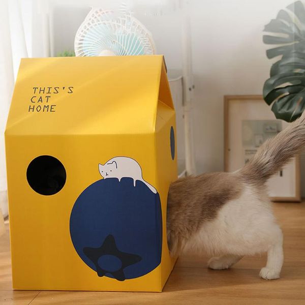 cat beds & furniture foldable corrugated paper milk box cute house scratch cardboard kitten bed nest villa toys multifunctional pet
cat beds & furniture foldable corrugated paper milk box cute house scratch cardboard kitten bed nest villa toys multifunctional pet