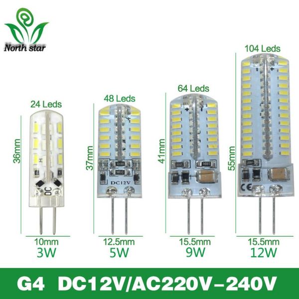 bulbs 5pcs/lot g4 led lamp mini bulb ac 220v dc 12v smd 3014 spotlight chandelier lighting replace halogen lamps
bulbs 5pcs/lot g4 led lamp mini bulb ac 220v dc 12v smd 3014 spotlight chandelier lighting replace halogen lamps