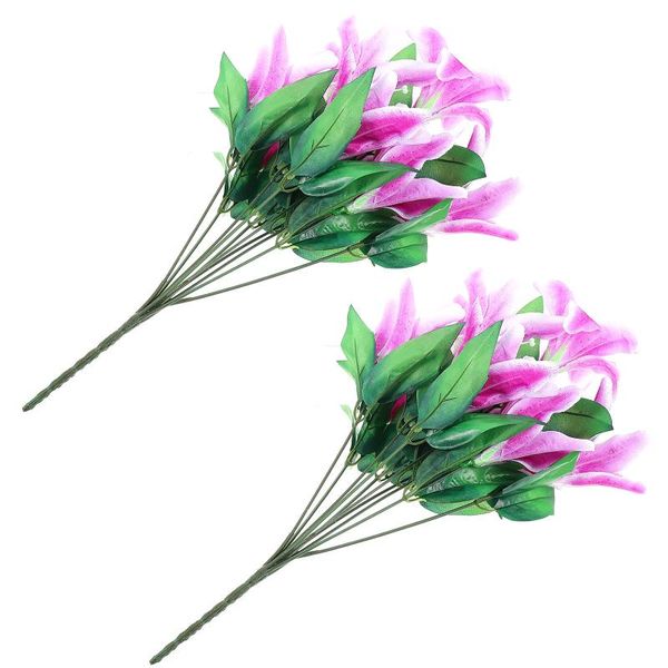 decorative flowers & wreaths 2pcs vivid lily adorns flower bouquet decors creative imitation bouquets
decorative flowers & wreaths 2pcs vivid lily adorns flower bouquet decors creative imitation bouquets