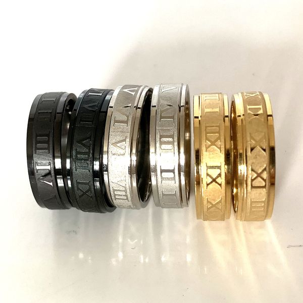 wholesale 36pcs roman numbers stainless steel couple rings silver black gold mix fashion party gifts women men jewelry
wholesale 36pcs roman numbers stainless steel couple rings silver black gold mix fashion party gifts women men jewelry