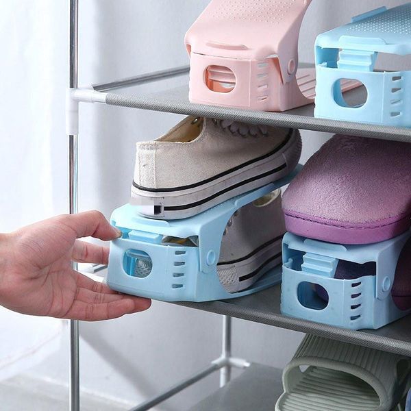 double-layer adjustable shoe holder organizer space-saving slot closet storage box clothing & wardrobe
double-layer adjustable shoe holder organizer space-saving slot closet storage box clothing & wardrobe
