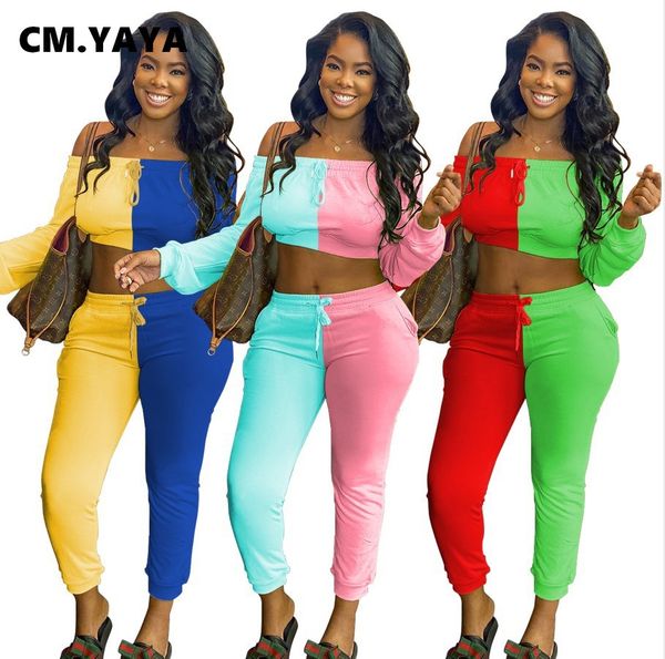 sportwear patchwork sweatsuit womens set crop sweatshirt jogger pants set active trasuit two piece fitness outfitby air, White
sportwear patchwork sweatsuit womens set crop sweatshirt jogger pants set active trasuit two piece fitness outfitby air, White