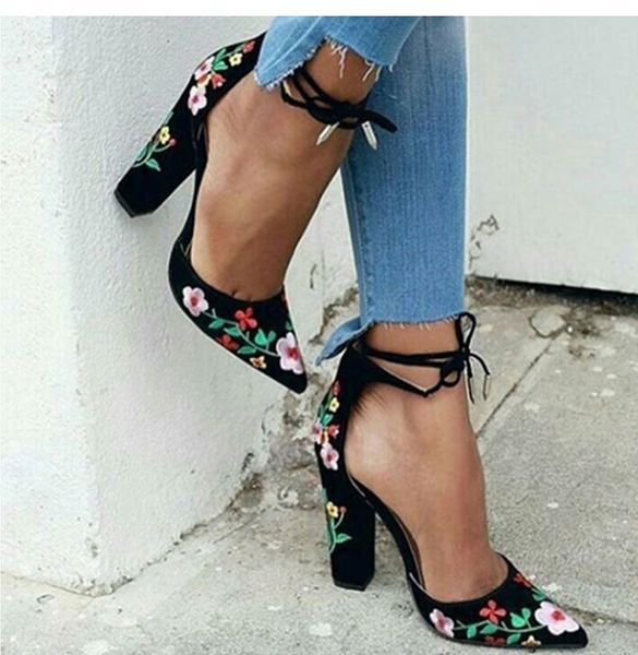 dress shoes women pumps ethnic heels plus size pointed toe high sandals chaussures femme 2021 summer woman thick, Black
dress shoes women pumps ethnic heels plus size pointed toe high sandals chaussures femme 2021 summer woman thick, Black