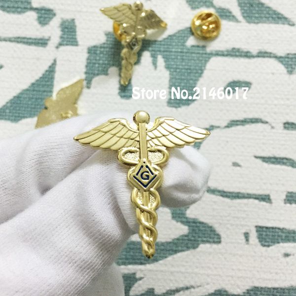 10pcs mason lodge masonry wings snake symbol masons badge metal craft masonic lapel pin medical doctor pins and brooch, Gray
10pcs mason lodge masonry wings snake symbol masons badge metal craft masonic lapel pin medical doctor pins and brooch, Gray