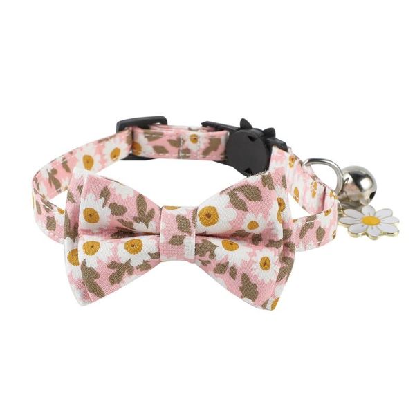 cat collars & leads floral safety elastic handmade bowtie with bell flower small dog collar soft cotton pet products supplier
cat collars & leads floral safety elastic handmade bowtie with bell flower small dog collar soft cotton pet products supplier