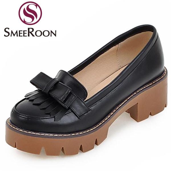 dress shoes smeeroon womens pumps classic slip on round toe bowknot concise leisure woman convenient thick heels plus size 34-43, Black
dress shoes smeeroon womens pumps classic slip on round toe bowknot concise leisure woman convenient thick heels plus size 34-43, Black