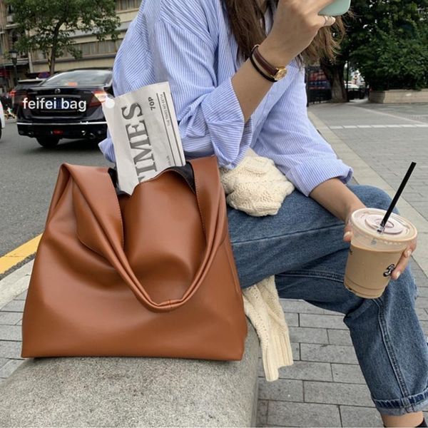 evening bags casual solid color large capacity bucket for women soft leather shoulder bag big shopper women's
evening bags casual solid color large capacity bucket for women soft leather shoulder bag big shopper women's