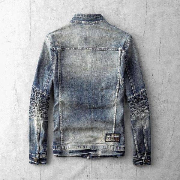 men's jackets autumn denim jacket men teenager slim zipper stand collar street vintage fashion biker motorcycle coat m-3xl, Black;brown
men's jackets autumn denim jacket men teenager slim zipper stand collar street vintage fashion biker motorcycle coat m-3xl, Black;brown