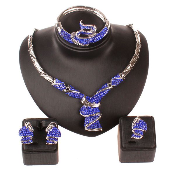 crystal jewelry set band and gold-color fashion party wedding bridal rhinestone necklace earring sets bangle ring accessories, Black
crystal jewelry set band and gold-color fashion party wedding bridal rhinestone necklace earring sets bangle ring accessories, Black