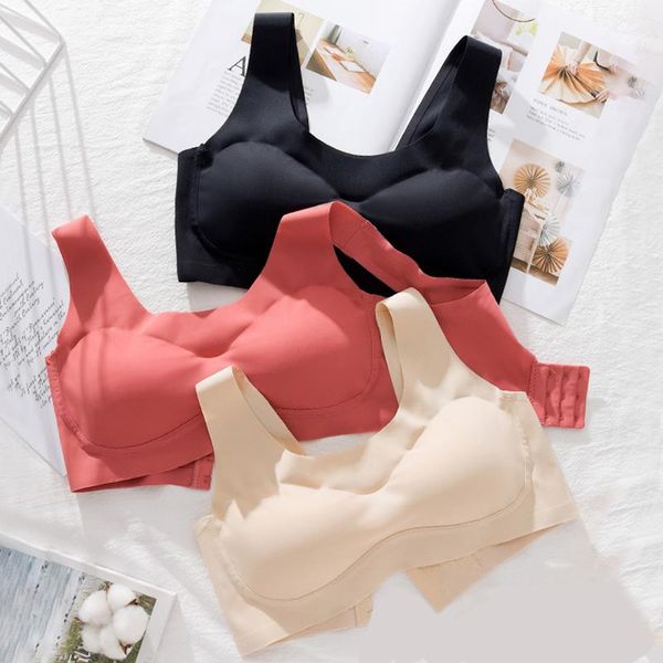 bras latex underwear women thin no steel ring ultra-light gather sports vest sleep bra 6 colors seamless lingerie plus size bralette, Red;black
bras latex underwear women thin no steel ring ultra-light gather sports vest sleep bra 6 colors seamless lingerie plus size bralette, Red;black