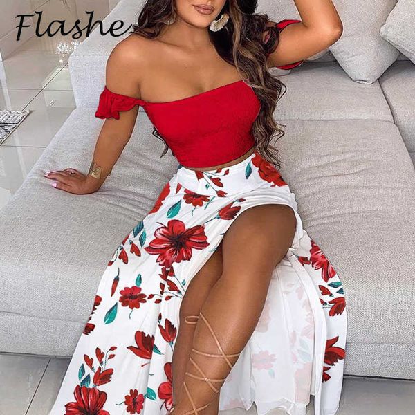 summer girls skirt sets flower print off shoulder cropped skirts two piece outfits for women holiday female suits 210603, White
summer girls skirt sets flower print off shoulder cropped skirts two piece outfits for women holiday female suits 210603, White