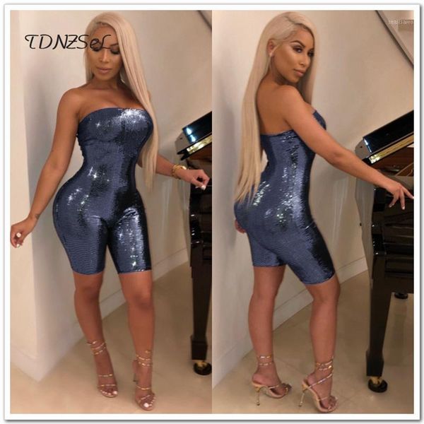 women's jumpsuits & rompers women strapless tube skinny playsuit bodycon sequined glitter knee length jumpsuit nightclub wear slim, Black;white
women's jumpsuits & rompers women strapless tube skinny playsuit bodycon sequined glitter knee length jumpsuit nightclub wear slim, Black;white