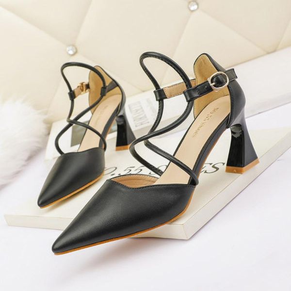 dress shoes 2021 square heel pumps women pointed toe sandals narrow band high heels slides ladies fashion two piece pump, Black
dress shoes 2021 square heel pumps women pointed toe sandals narrow band high heels slides ladies fashion two piece pump, Black