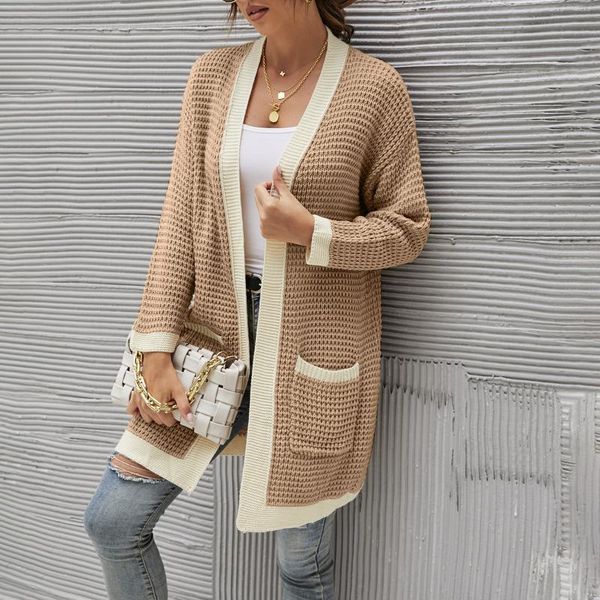 women's knits & tees fashion casual knitwear outerwear winter long sweater cardigans women solid patchwork big size jacket sleeve coat, White
women's knits & tees fashion casual knitwear outerwear winter long sweater cardigans women solid patchwork big size jacket sleeve coat, White