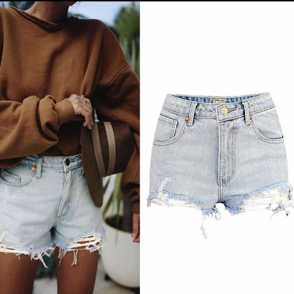 ripped jeans high waist shorts women clothes streetwear jean slim femme summer for denim plus size women's, Blue
ripped jeans high waist shorts women clothes streetwear jean slim femme summer for denim plus size women's, Blue