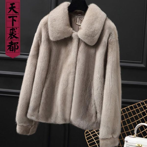 women's fur & faux brand natural real mink coat women commuting-leisure jacket winter ladies, Black
women's fur & faux brand natural real mink coat women commuting-leisure jacket winter ladies, Black