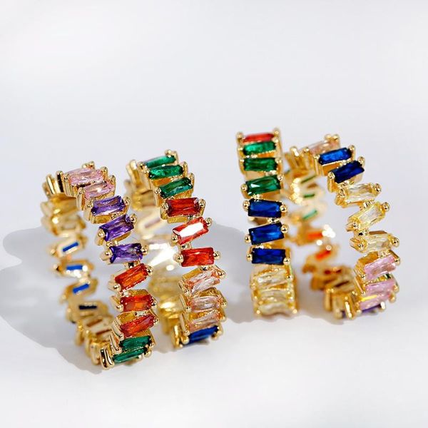 cluster rings rainbow cz charm women's gold copper ring engagement wedding party jewelry rhinestone ins, Golden;silver
cluster rings rainbow cz charm women's gold copper ring engagement wedding party jewelry rhinestone ins, Golden;silver