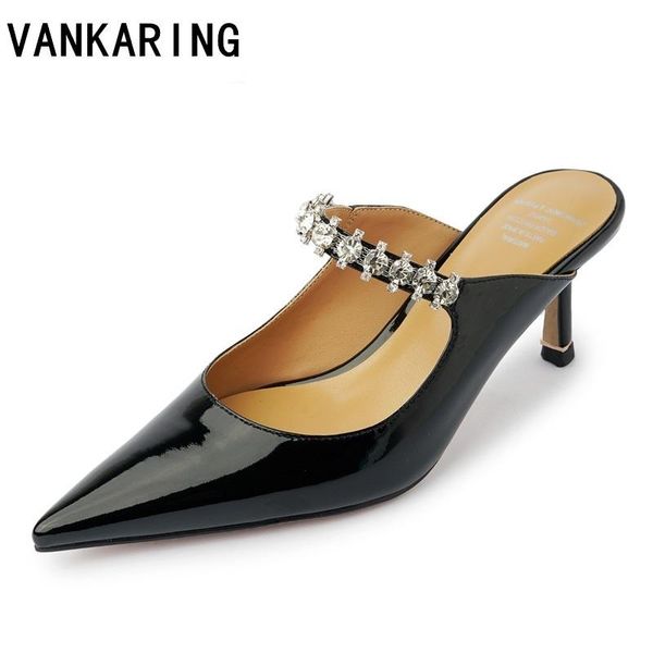 dress shoes summer party sandals high-heeled shallow mouth pointed toe fashion leather pumps women crystal high heels zapatilla, Black
dress shoes summer party sandals high-heeled shallow mouth pointed toe fashion leather pumps women crystal high heels zapatilla, Black
