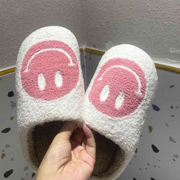 slippers vip pink shoe for woman happy face of curly fluffy fur plush sock smile embroidery indoor slip-on flats 6oca, Black
slippers vip pink shoe for woman happy face of curly fluffy fur plush sock smile embroidery indoor slip-on flats 6oca, Black