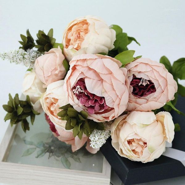 artificial flowers peony bouquet wedding silk plant home decoration party el decor decorative & wreaths1
artificial flowers peony bouquet wedding silk plant home decoration party el decor decorative & wreaths1