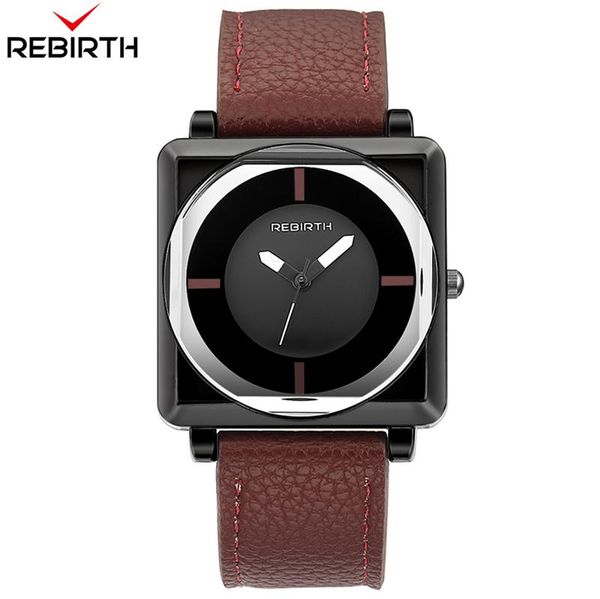 wristwatches rebirth casual quartz women watches square dial wrist watch leather strap waterproof relojes para mujer, Slivery;brown
wristwatches rebirth casual quartz women watches square dial wrist watch leather strap waterproof relojes para mujer, Slivery;brown