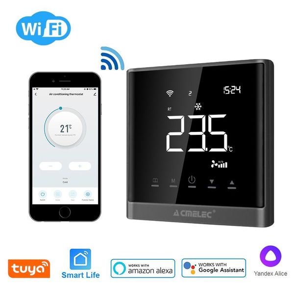 smart home control tuya air conditioner thermostat for google /alexa wifi central room temperature foradjustable digital
smart home control tuya air conditioner thermostat for google /alexa wifi central room temperature foradjustable digital