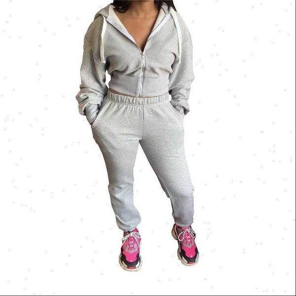 autumn two piece tracksuit sportswear women tracksuits zipper hooded and pants set casual 2 sweatsuits for joggers, Gray
autumn two piece tracksuit sportswear women tracksuits zipper hooded and pants set casual 2 sweatsuits for joggers, Gray