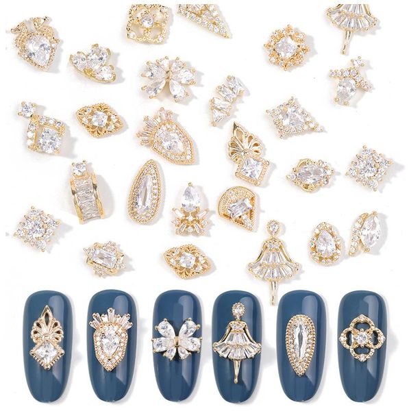 nail art decorations 1 high-end luxury water drop crystal chain talisman decoration 24 zircon diamond nails, Silver;gold
nail art decorations 1 high-end luxury water drop crystal chain talisman decoration 24 zircon diamond nails, Silver;gold